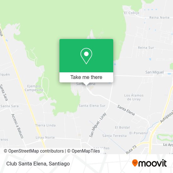 Mapa de Club Santa Elena