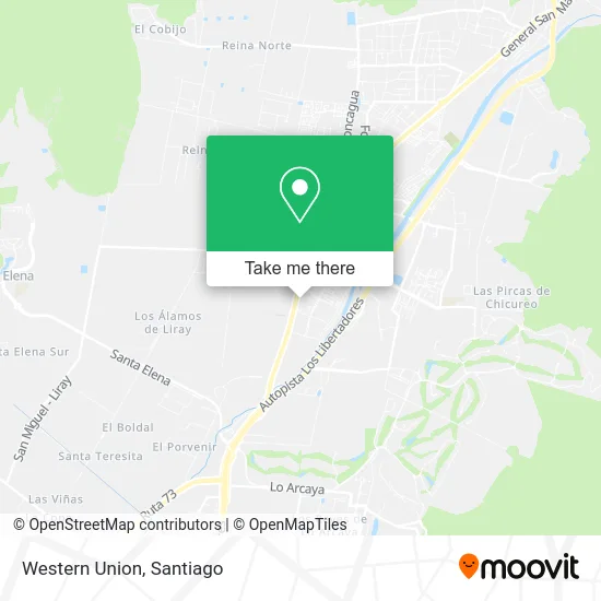 Western Union map