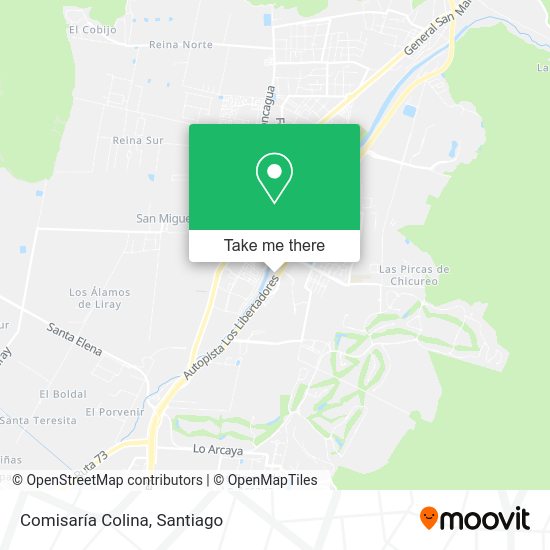 Mapa de Comisaría Colina