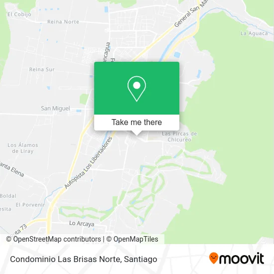 Condominio Las Brisas Norte map