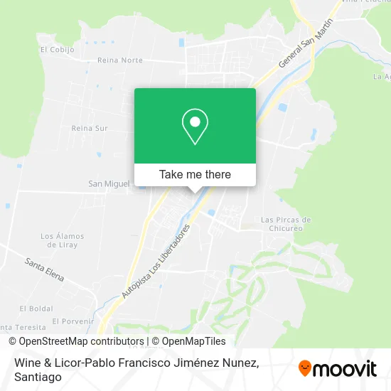 Wine & Licor-Pablo Francisco Jiménez Nunez map