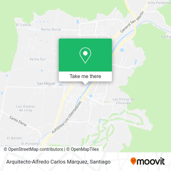 Mapa de Arquitecto-Alfredo Carlos Márquez
