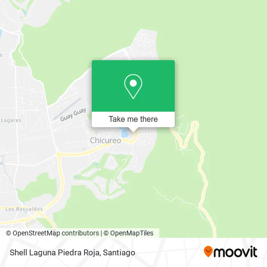 Shell Laguna Piedra Roja map