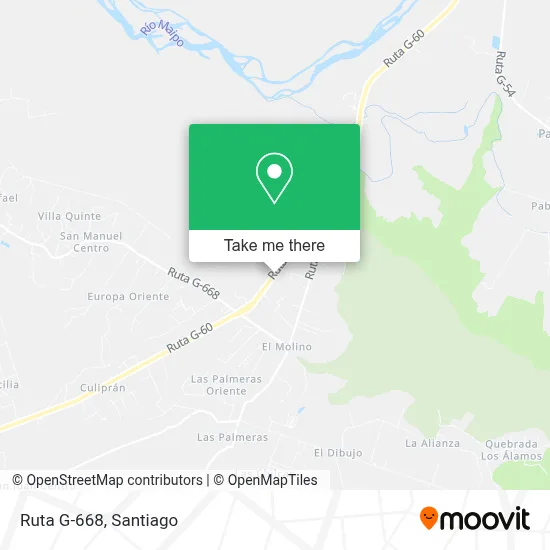 Ruta G-668 map