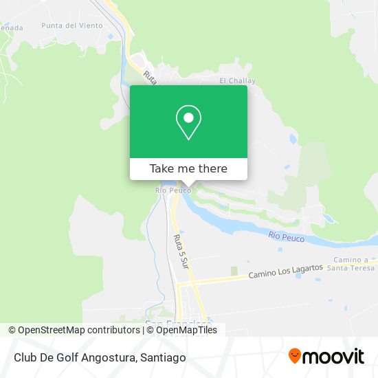 Club De Golf Angostura map
