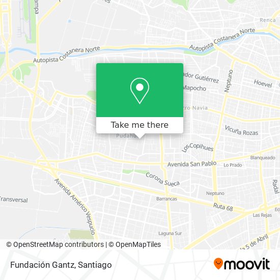 Fundación Gantz map