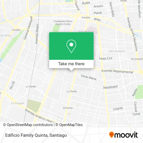 Edificio Family Quinta map
