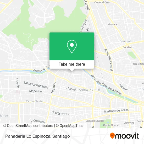 Panaderia Lo Espinoza map