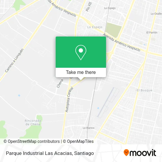 Parque Industrial Las Acacias map