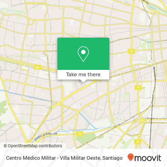 Centro Médico Militar - Villa Militar Oeste map