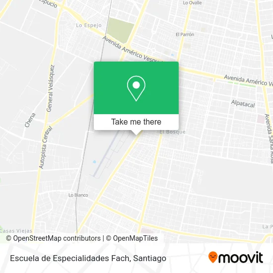 Escuela de Especialidades Fach map