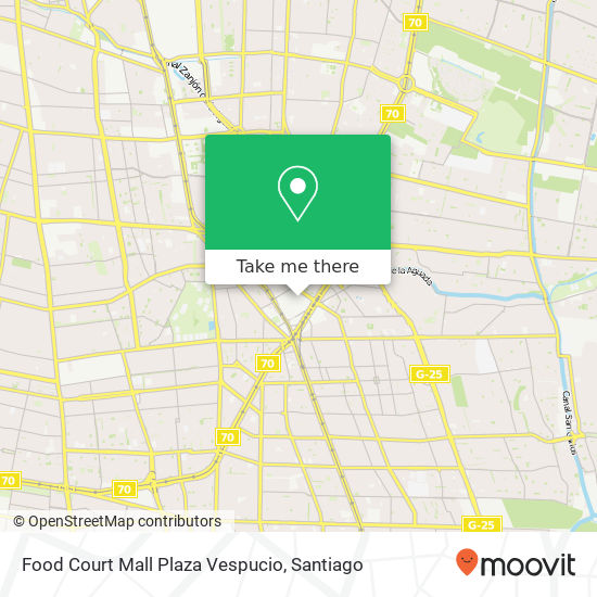Food Court Mall Plaza Vespucio map