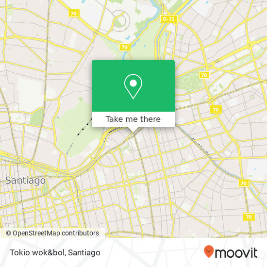 Tokio wok&bol map