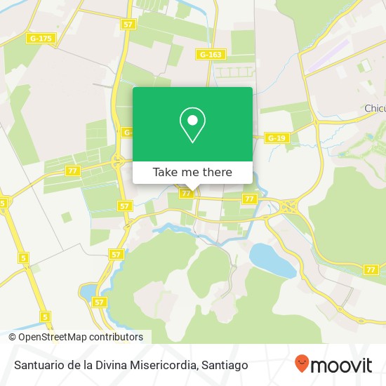 Mapa de Santuario de la Divina Misericordia