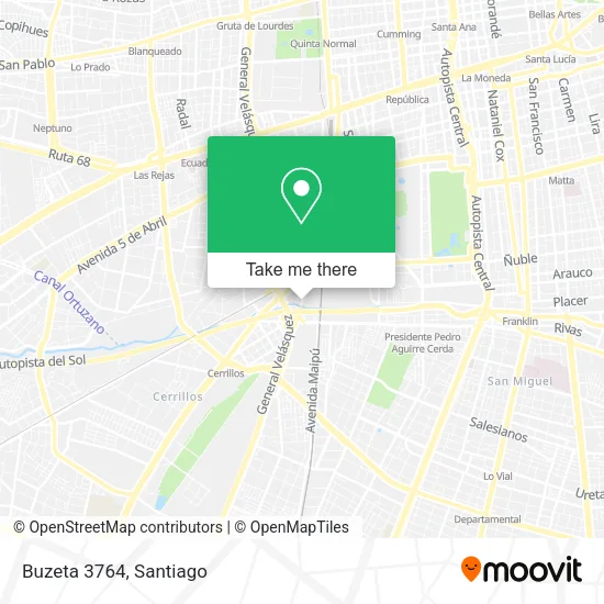 Buzeta 3764 map