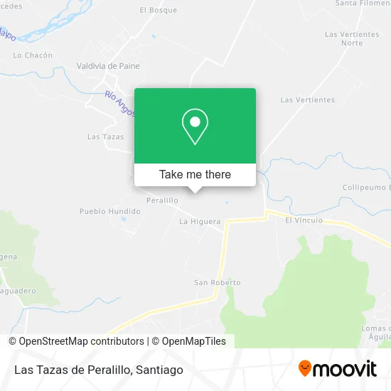 Mapa de Las Tazas de Peralillo