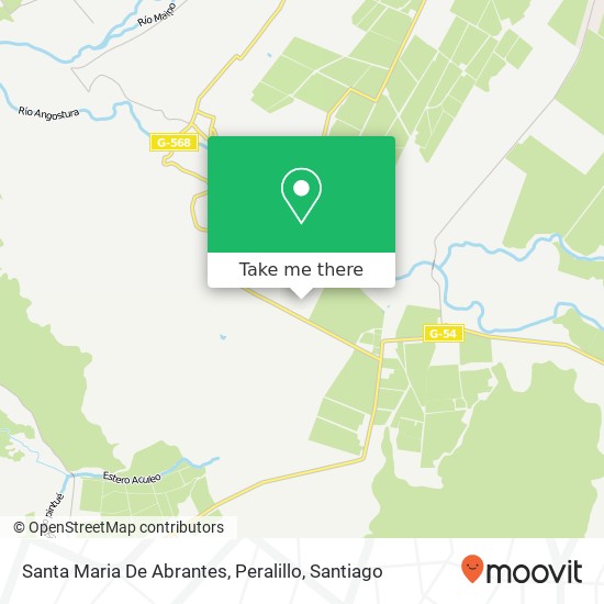 Santa Maria De Abrantes, Peralillo map