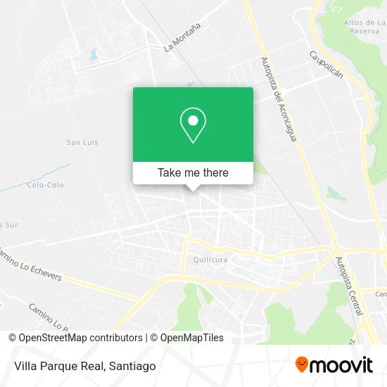 Villa Parque Real map