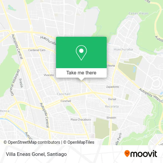 Mapa de Villa Eneas Gonel