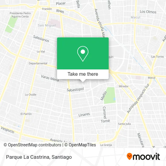 Parque La Castrina map