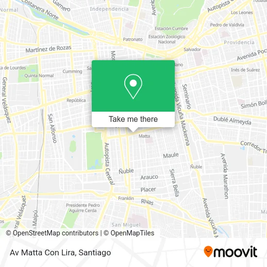 Av Matta Con Lira map