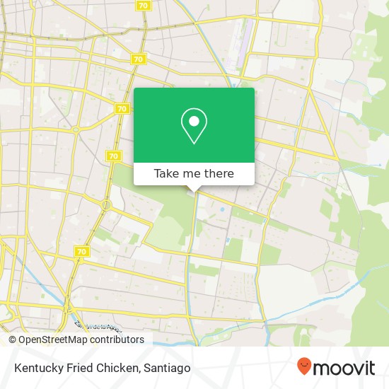 Kentucky Fried Chicken map