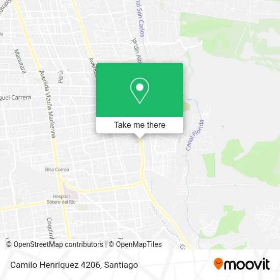 Camilo Henríquez 4206 map