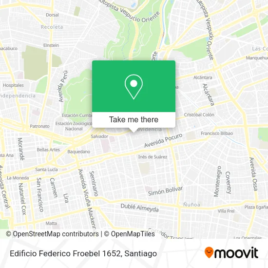 Edificio Federico Froebel 1652 map