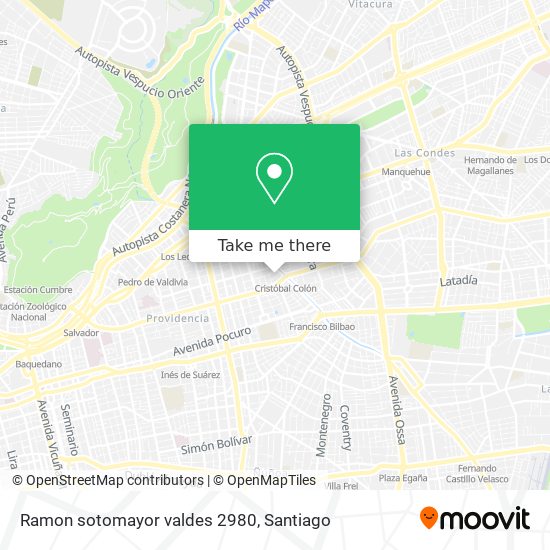 Ramon sotomayor valdes 2980 map