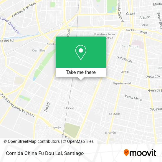 Comida China Fu Dou Lai map