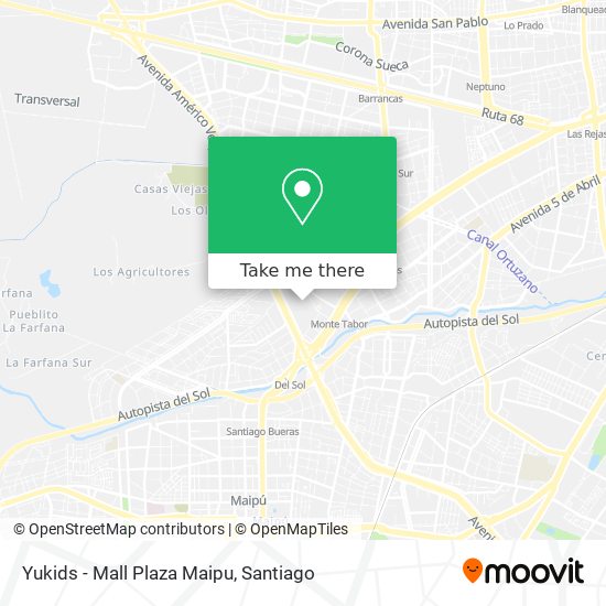 Yukids - Mall Plaza Maipu map