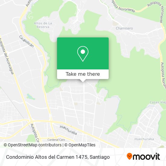 Condominio Altos del Carmen 1475 map