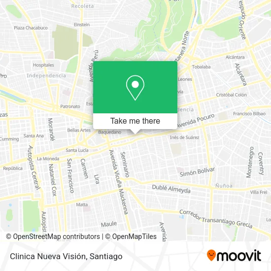 Clinica Nueva Visión map