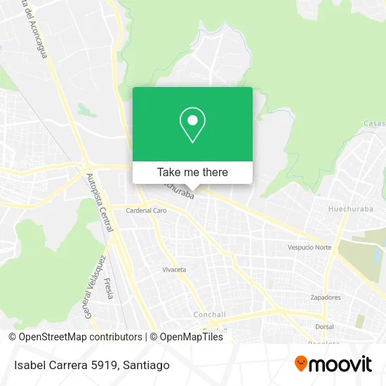 Isabel Carrera 5919 map