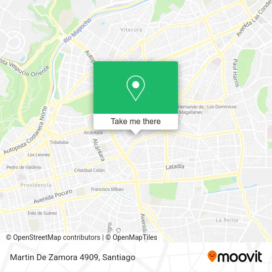 Martin De Zamora 4909 map