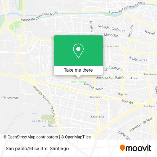 San pablo/El salitre map