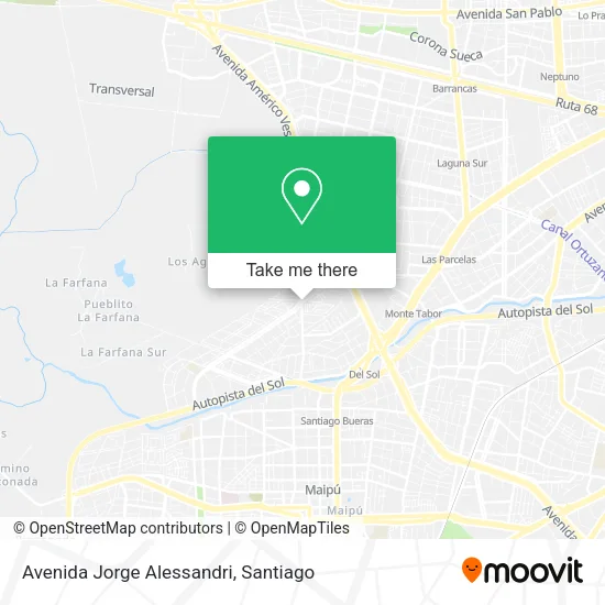 Avenida Jorge Alessandri map