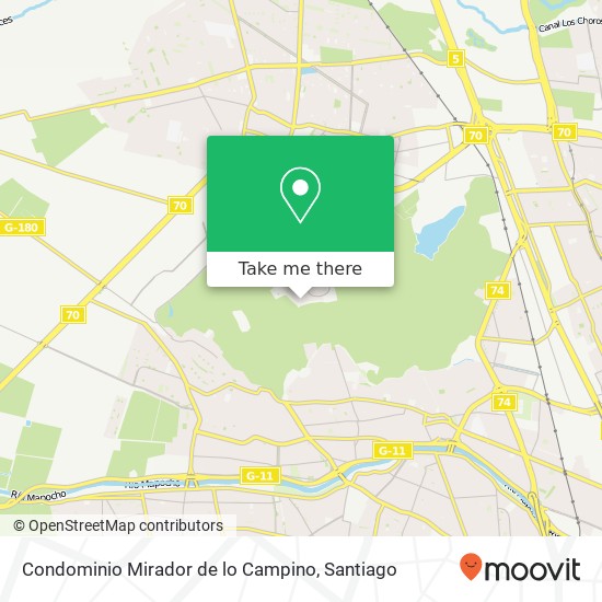 Mapa de Condominio Mirador de lo Campino