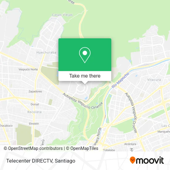 Telecenter DIRECTV map