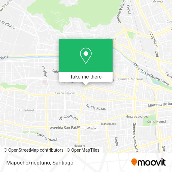 Mapocho/neptuno map