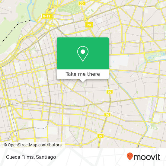 Cueca Films map