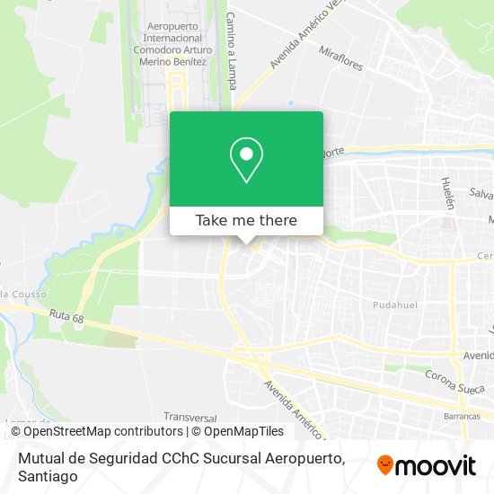 Mutual de Seguridad CChC Sucursal Aeropuerto map