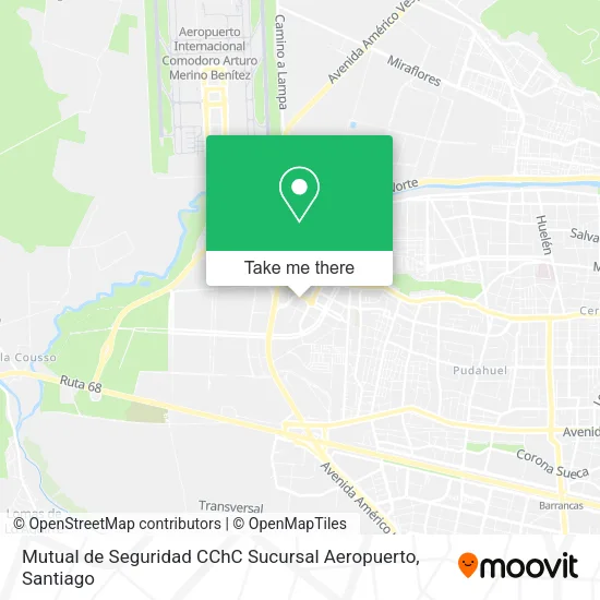 Mutual de Seguridad CChC Sucursal Aeropuerto map