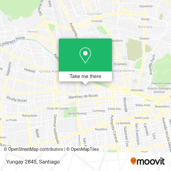 Yungay 2845 map