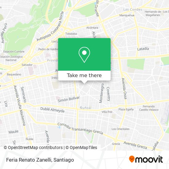 Mapa de Feria Renato Zanelli