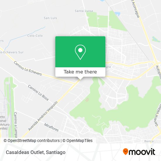 CasaIdeas Outlet map