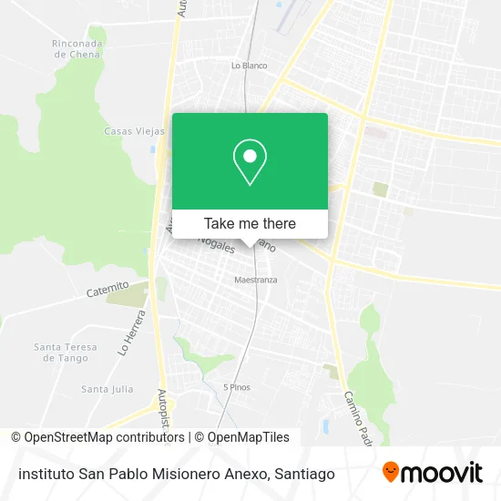 instituto San Pablo Misionero Anexo map