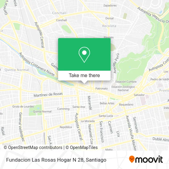 Fundacion Las Rosas Hogar N 28 map