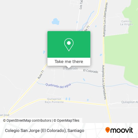 Colegio San Jorge (El Colorado) map