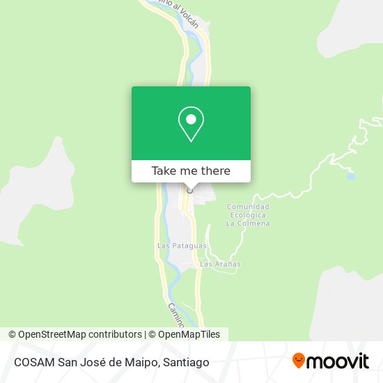 COSAM San José de Maipo map